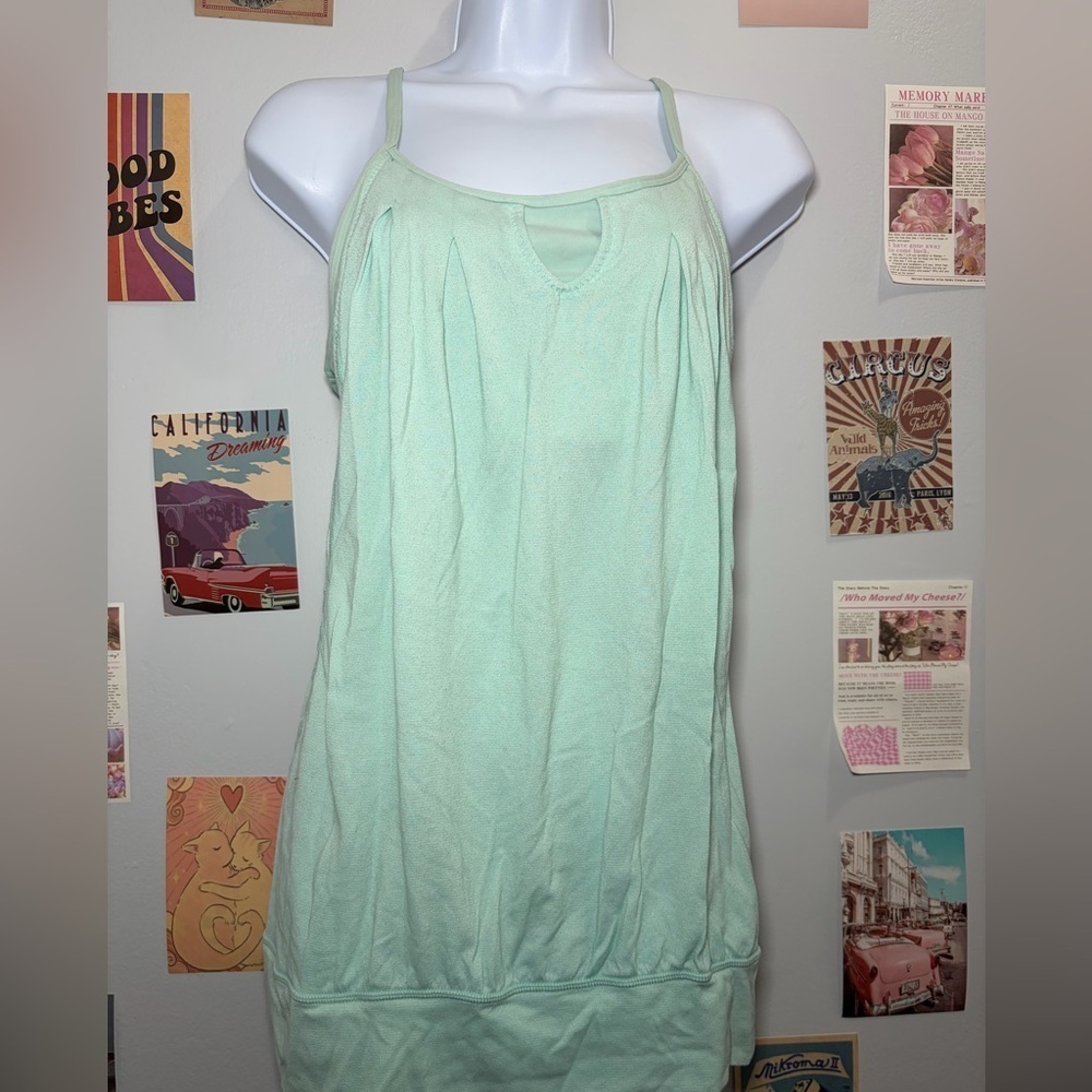 Lululemon Athletica Light Green Tank Top